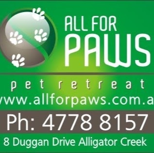 All for Paws Pet Retreat | veterinary care | 8 Duggan Dr, Alligator Creek QLD 4816, Australia | 0747788157 OR +61 7 4778 8157