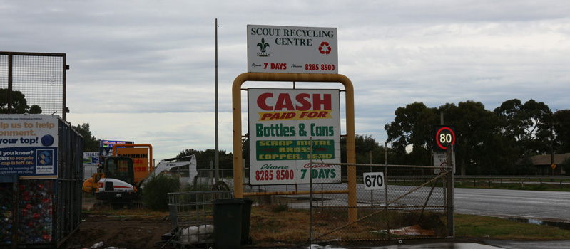 Scout Recycling Centre | 670 Port Wakefield Rd, Green Fields SA 5107, Australia | Phone: (08) 8285 8500