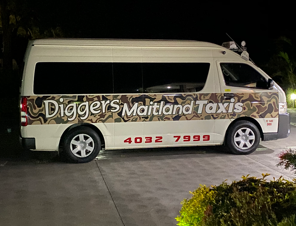 Diggers Maitland and Kurri Taxis | 48 Canavan Dr, Beresfield NSW 2322, Australia | Phone: (02) 4032 7999