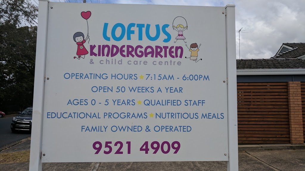 Loftus Kindergarten & Childcare Centre | 65 Loftus Ave, Loftus NSW 2232, Australia | Phone: (02) 9521 4909