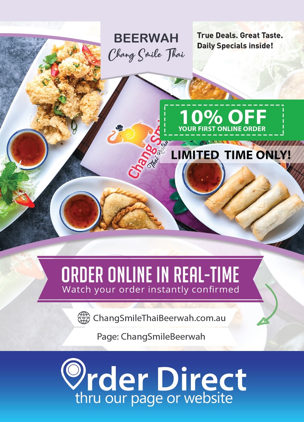 Beerwah Chang Smile Thai | 8/21 Peachester Rd, Beerwah QLD 4519, Australia | Phone: (07) 5439 0989