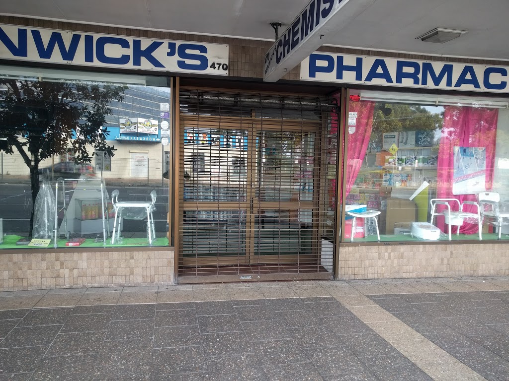 Renwicks Pharmacy | pharmacy | 470 Hume Hwy, Yagoona NSW 2199, Australia | 0297902338 OR +61 2 9790 2338