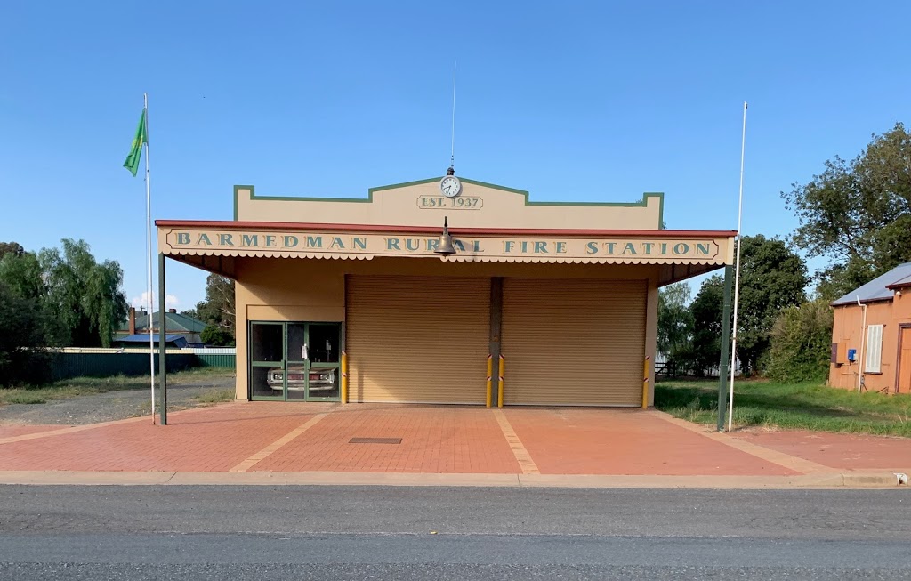 Barmedman Fire Station | fire station | 67 Queen St, Barmedman NSW 2668, Australia | 0287415555 OR +61 2 8741 5555