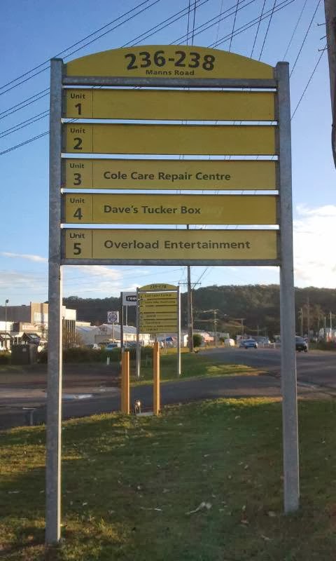 Cole Care Repair Centre PTY-LTD | car repair | 3/236-238 Manns Rd, West Gosford NSW 2250, Australia | 0243243834 OR +61 2 4324 3834