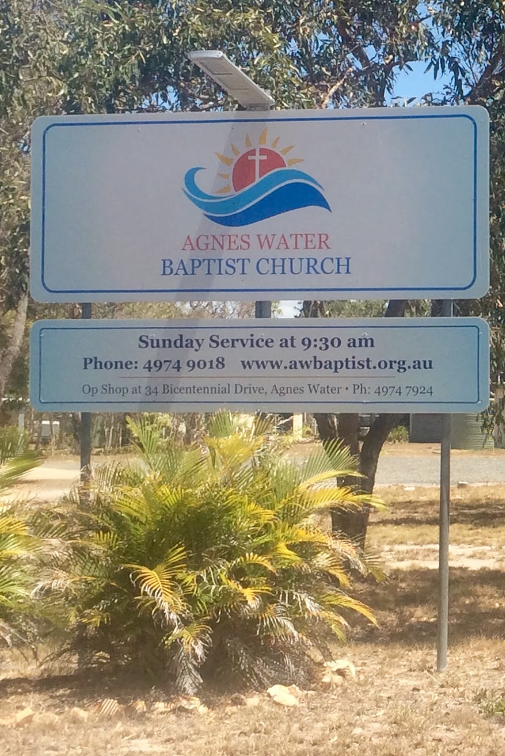 Agnes Water Baptist Church | church | 200 Bicentennial Dr, Agnes Water QLD 4677, Australia | 0749749018 OR +61 7 4974 9018