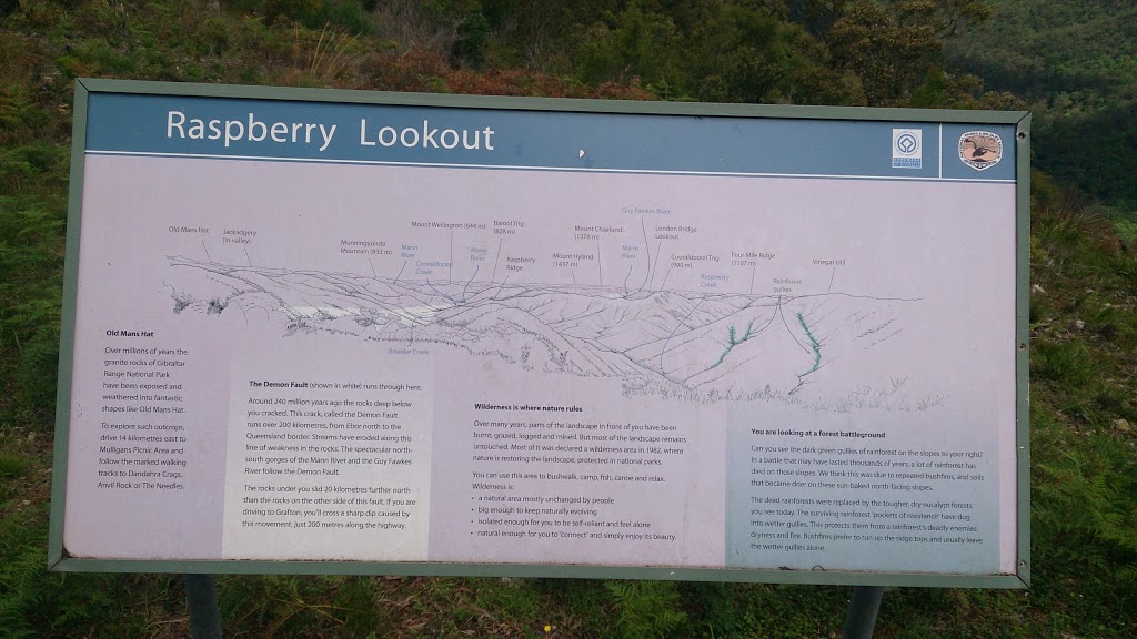 Raspberry Lookout | tourist attraction | Gwydir Hwy, Gibraltar Range NSW 2370, Australia | 0299956500 OR +61 2 9995 6500