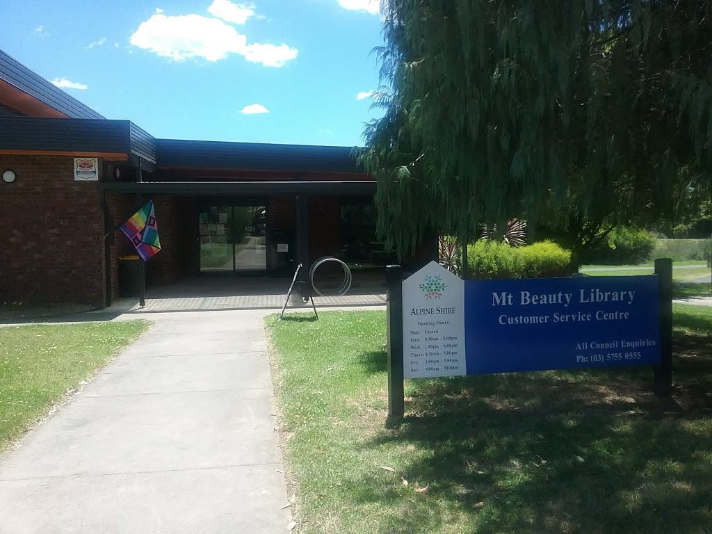 Mount Beauty Library | 61 Lakeside Ave, Mount Beauty VIC 3699, Australia | Phone: (03) 5754 4305