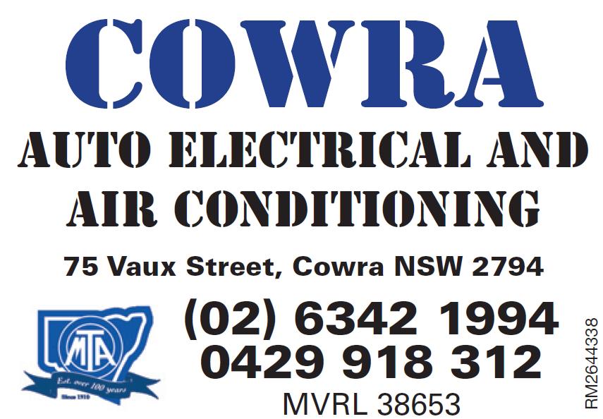 Cowra Auto Electrical & Air Conditioning | car repair | 75 Vaux St, Cowra NSW 2794, Australia | 0263421994 OR +61 2 6342 1994