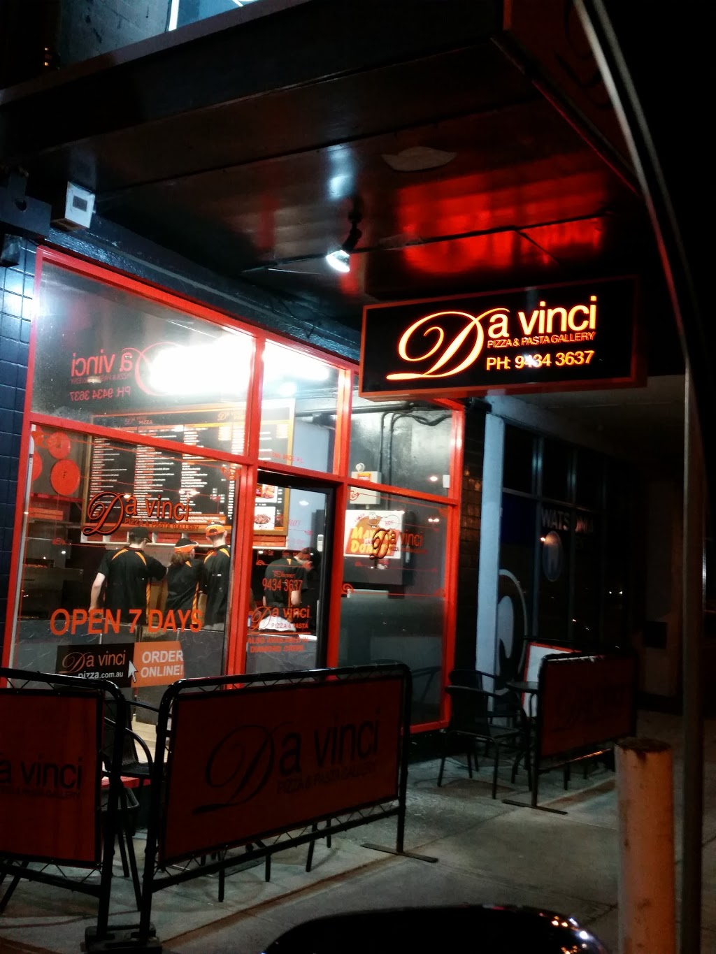 Da Vinci Pizza & Pasta Gallery | restaurant | 361 Greensborough Rd, Watsonia VIC 3087, Australia | 0394343637 OR +61 3 9434 3637