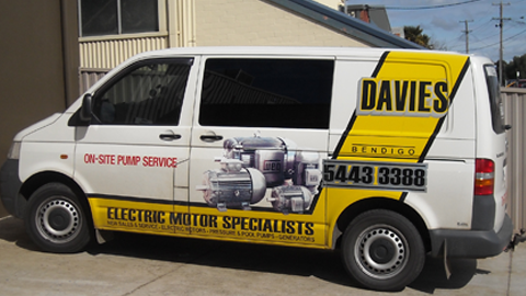 Davies Electric Motor Specialist | 21 Wellsford Dr, East Bendigo VIC 3550, Australia | Phone: (03) 5443 3388