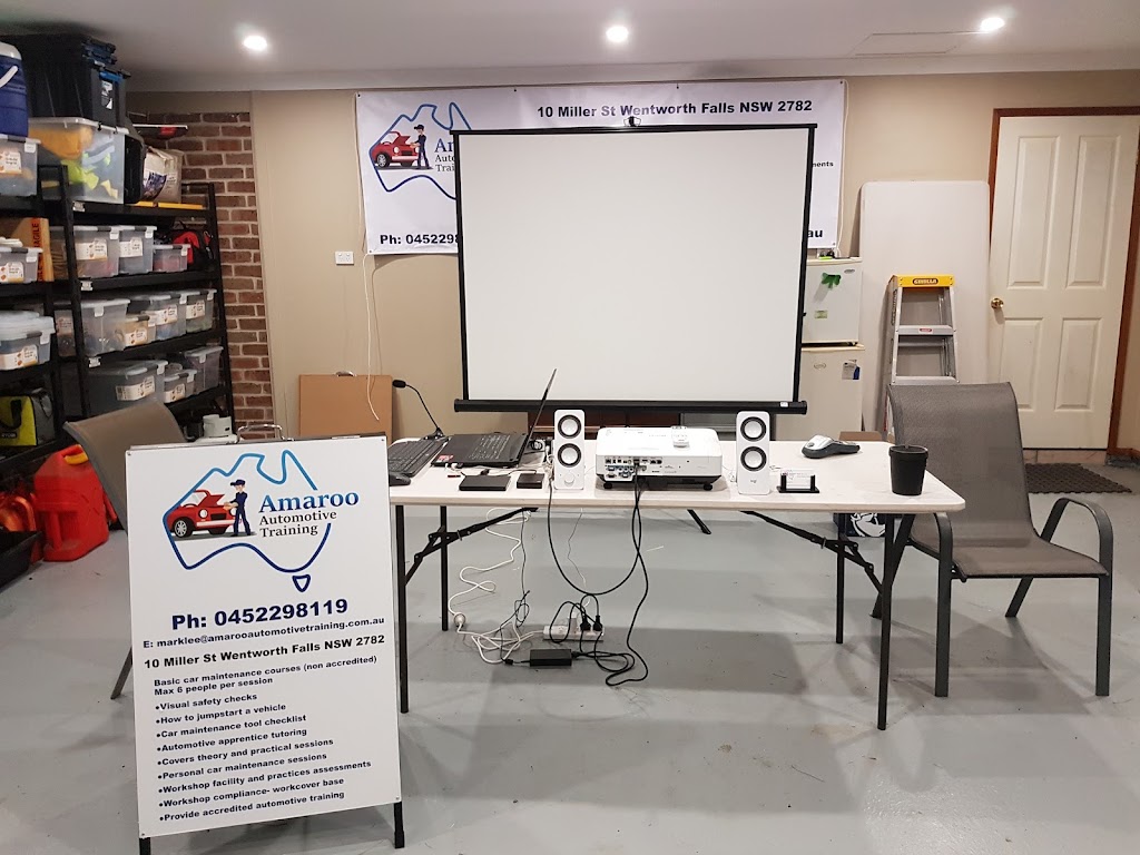 Amaroo Automotive Training | 10 Miller St, Wentworth Falls NSW 2782, Australia | Phone: 0452 298 119