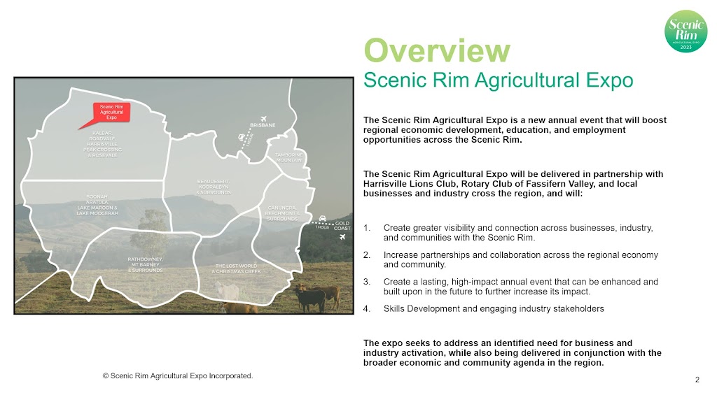 Scenic Rim Agricultural Expo | Parcells Rd, Harrisville QLD 4307, Australia | Phone: 0428 381 449