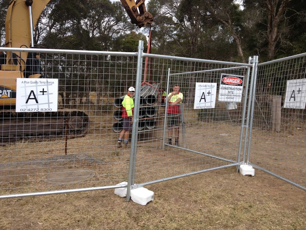 A+ Quality Temp Fence Pty Ltd | 34 Waverley Dr, Unanderra NSW 2526, Australia | Phone: 0431 583 298