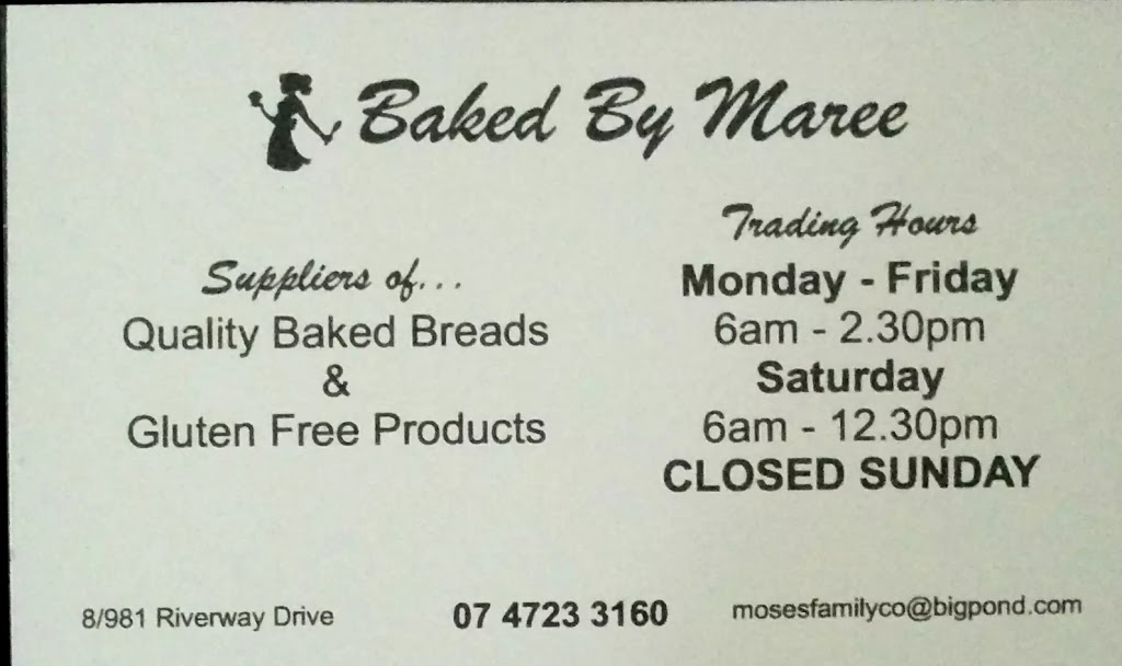 Baked By Maree | 8/981 Riverway Dr, Rasmussen QLD 4815, Australia | Phone: (07) 4723 3160