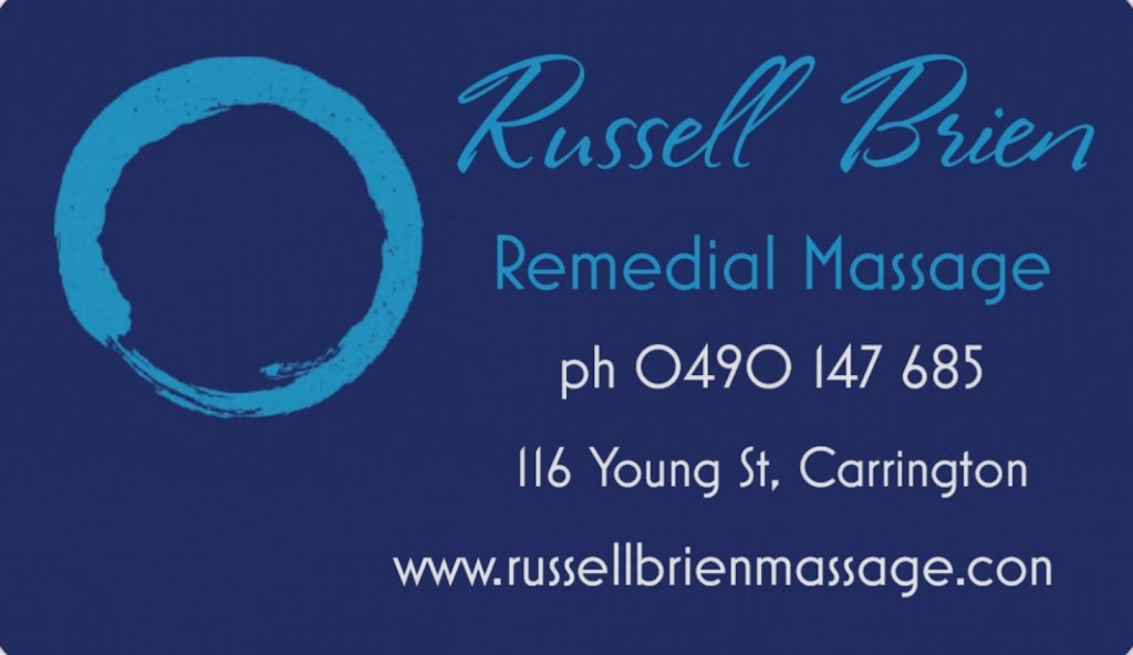 Russell Brien Remedial Massage | 116 Young St, Carrington NSW 2294, Australia | Phone: 0490 147 685