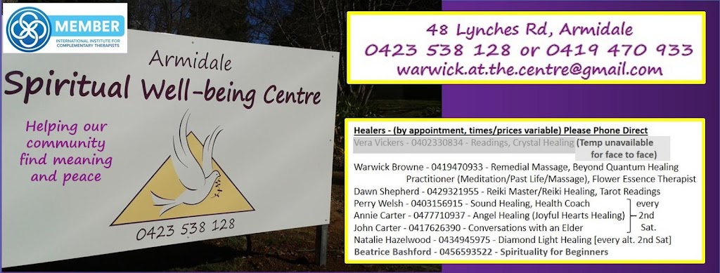 Armidale Spiritual Well-being Centre | health | 48 Lynches Rd, Armidale NSW 2350, Australia | 0423538128 OR +61 423 538 128