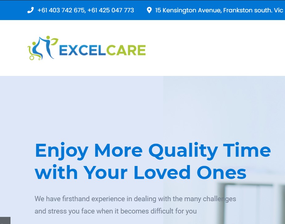 Excel Care | 15 Kensington Ave, Frankston South VIC 3199, Australia | Phone: 1300 392 352