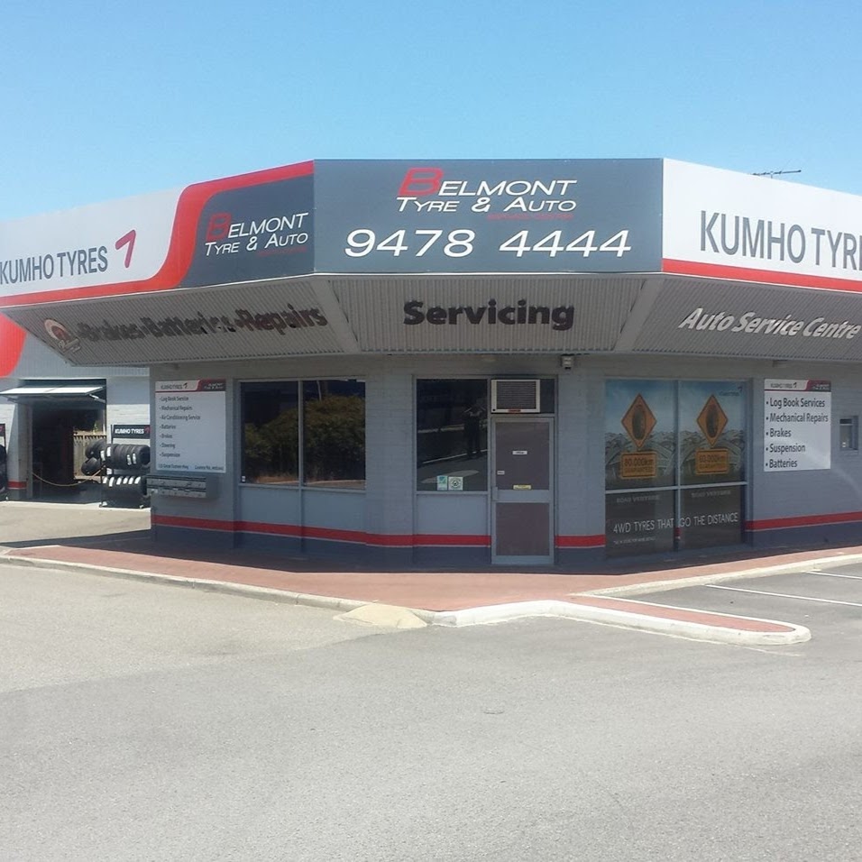 Belmont Tyre & Auto Car Service Centre | car repair | 8/135 Great Eastern Hwy, Belmont WA 6104, Australia | 0894784444 OR +61 8 9478 4444