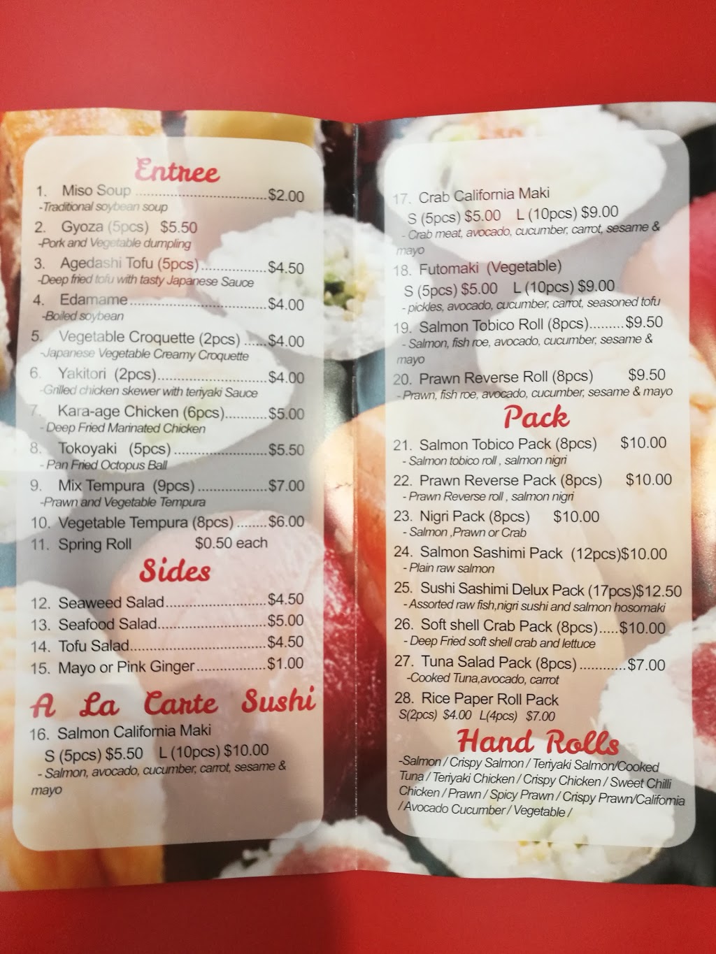 J Sushi Cafe | 98 Main St, Lilydale VIC 3140, Australia | Phone: (03) 9739 4813