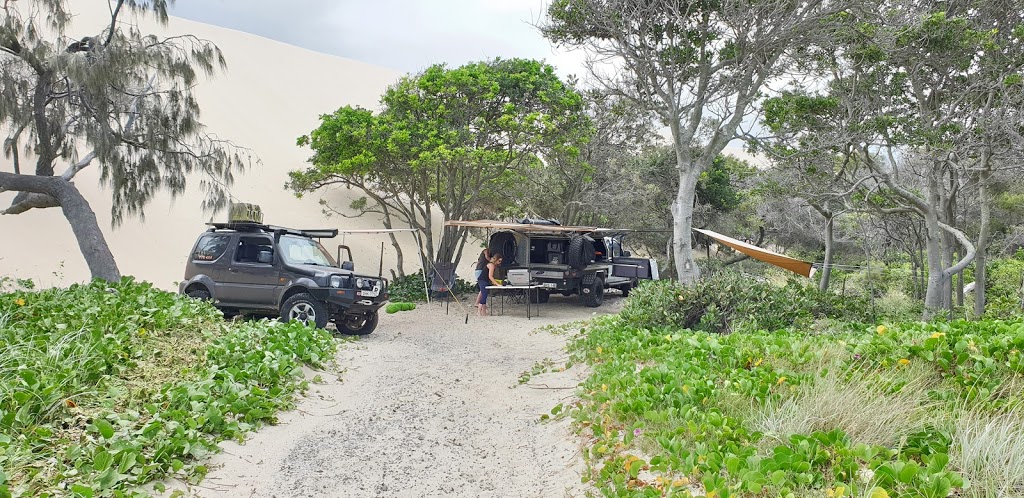 Beach camping zone 9 - Diray and Carree, K`gari (Fraser Island)  | Beach access, Fraser Island QLD 4581, Australia