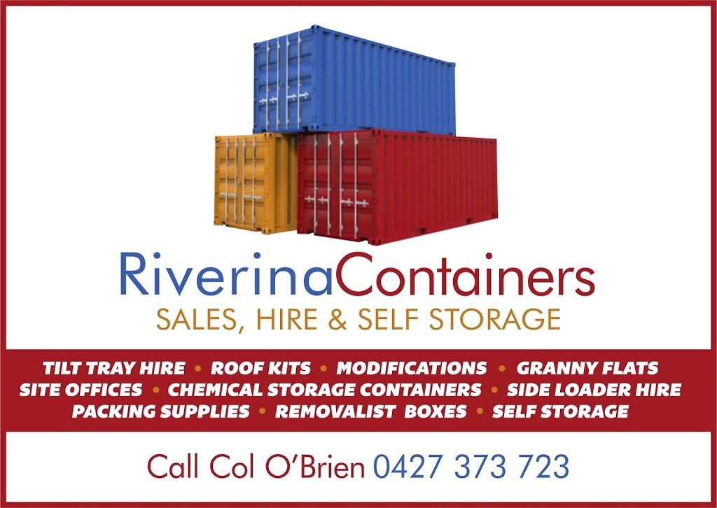 Riverina Containers | storage | 40 Bomen Rd, Bomen NSW 2650, Australia | 0269213972 OR +61 2 6921 3972