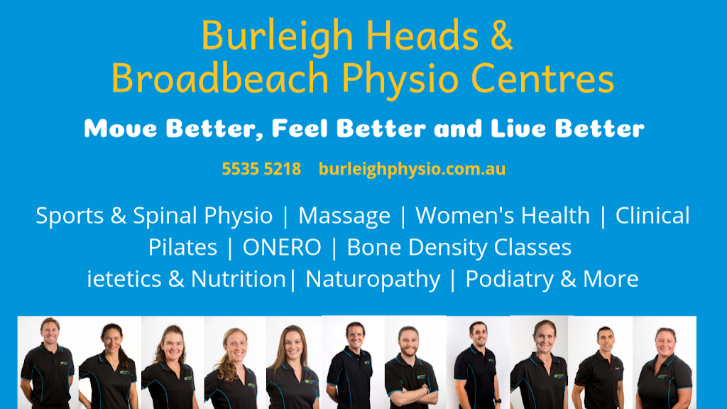 Burleigh Heads Physiotherapy Centre | 18A West St, Burleigh Heads QLD 4220, Australia | Phone: (07) 5535 5218