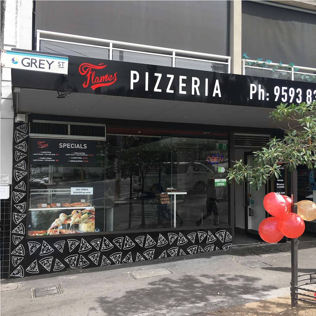 Flames Pizza - St Kilda | restaurant | 131 Grey St, St Kilda VIC 3182, Australia | 0395938337 OR +61 3 9593 8337