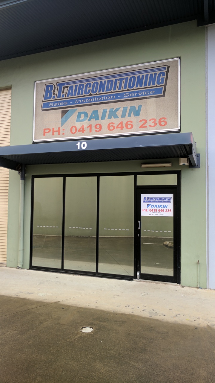 BT Airconditioning | Factory 10/4-16 Tingira St, Portsmith QLD 4870, Australia | Phone: 0419 646 236