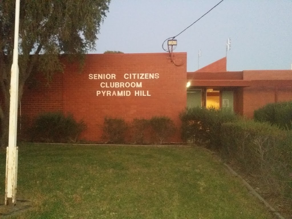 Pyramid Hill Senior Citizens Centre |  | 8/10 McKay St, Pyramid Hill VIC 3575, Australia | 0354557256 OR +61 3 5455 7256