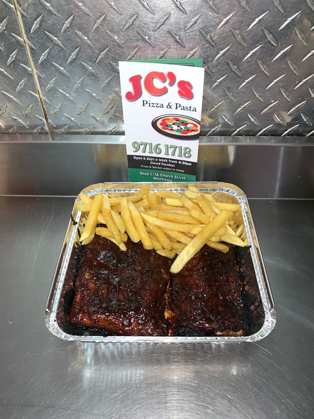 JCs Pizza and Pasta | meal takeaway | Shop 1/56 Church St, Whittlesea VIC 3757, Australia | 0397161718 OR +61 3 9716 1718