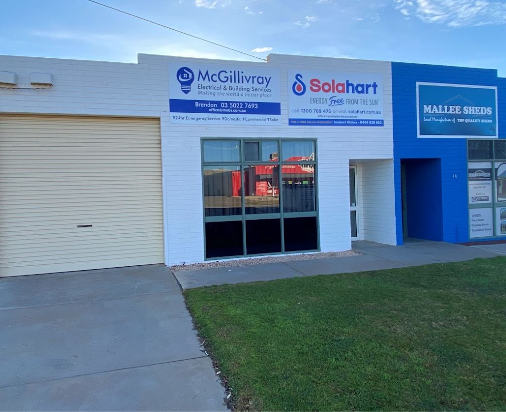 McGillivray Electrical & Building Services | 16 Tenth St, Mildura VIC 3500, Australia | Phone: (03) 5022 7693