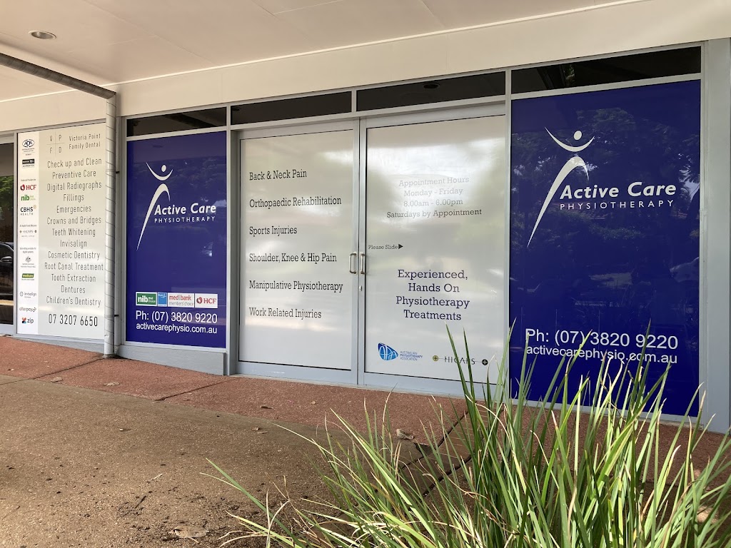 Active Care Physiotherapy | physiotherapist | Unit 6/119/123 Colburn Ave, Victoria Point QLD 4165, Australia | 0738209220 OR +61 7 3820 9220