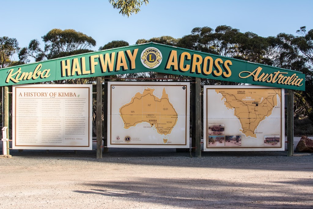 Halfway Across Australia Sign | Kimba SA 5641, Australia | Phone: (08) 8627 2026