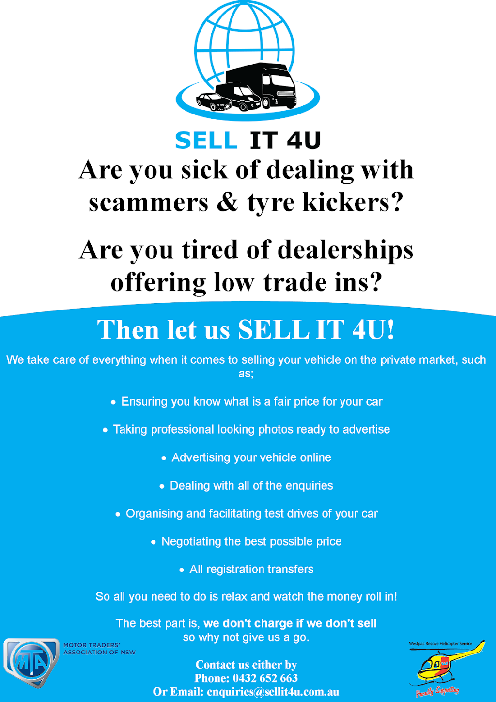 SELL IT 4U | 2/26 Jindalee Rd, Port Macquarie NSW 2444, Australia | Phone: 0432 652 663