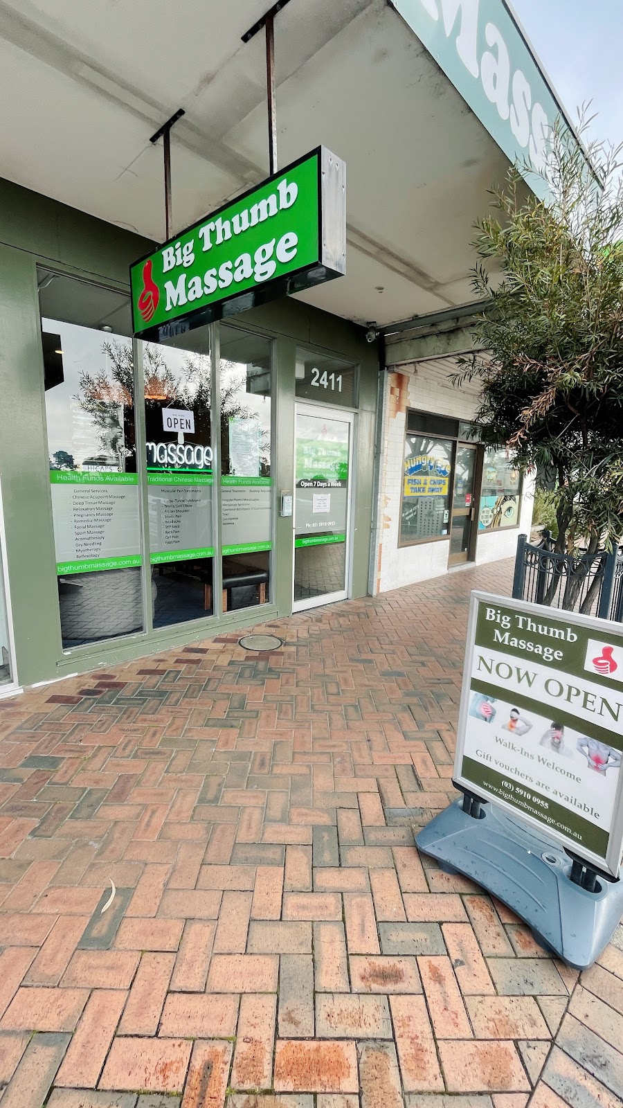 Big Thumb Chinese Massage Rye | 2411 Point Nepean Rd, Rye VIC 3941, Australia | Phone: (03) 5910 0955