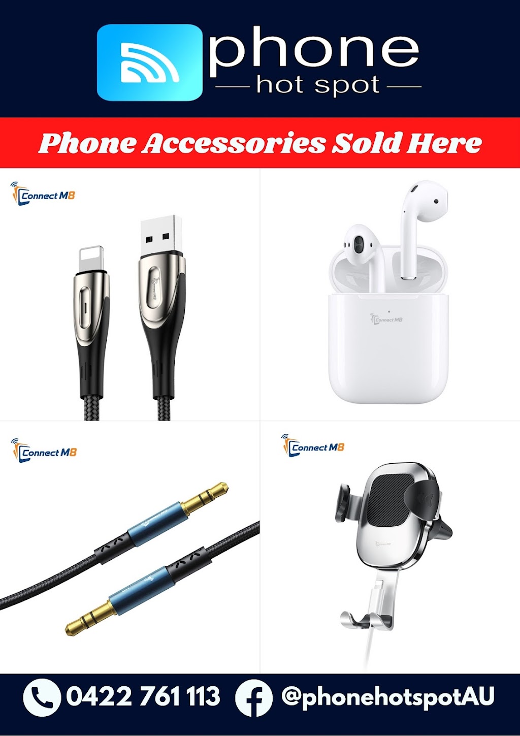 Phone Hotspot Lighthouse Plaza | 100 Ocean Dr, Port Macquarie NSW 2444, Australia | Phone: 0422 761 113