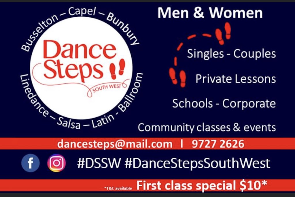 Dance Steps South West | school | Capel Dr, Capel WA 6271, Australia | 0897272626 OR +61 8 9727 2626