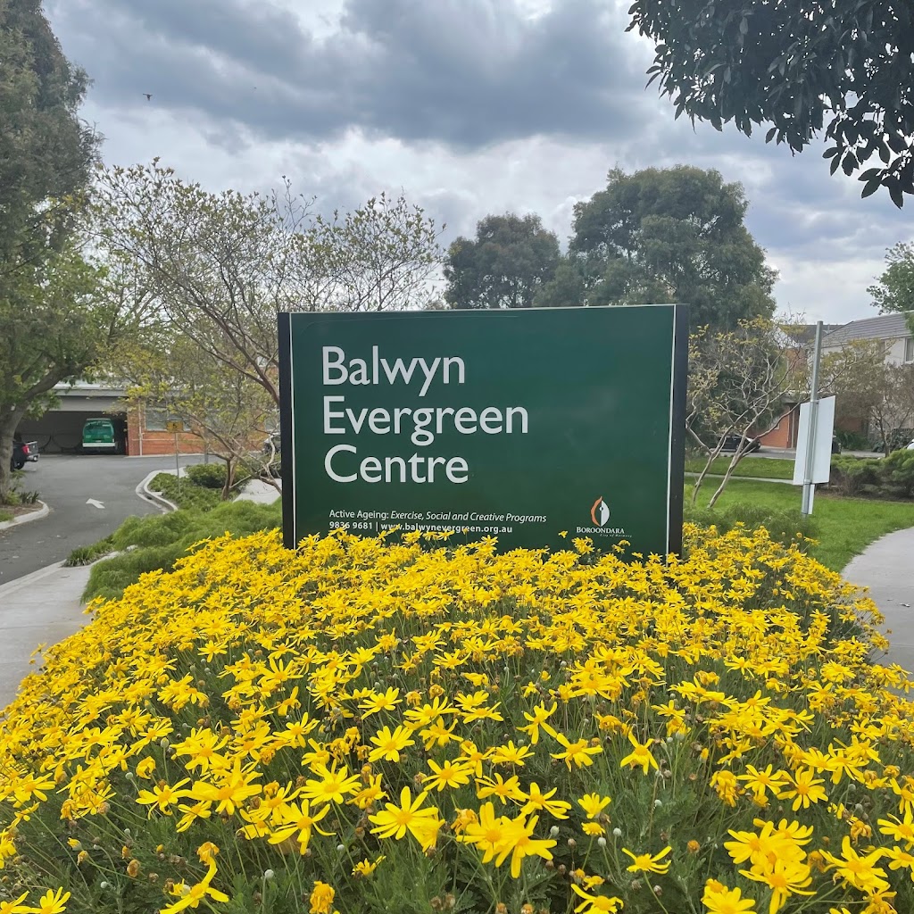 Balwyn Evergreen Centre | point of interest | 45 Talbot Ave, Balwyn VIC 3103, Australia | 0398369681 OR +61 3 9836 9681