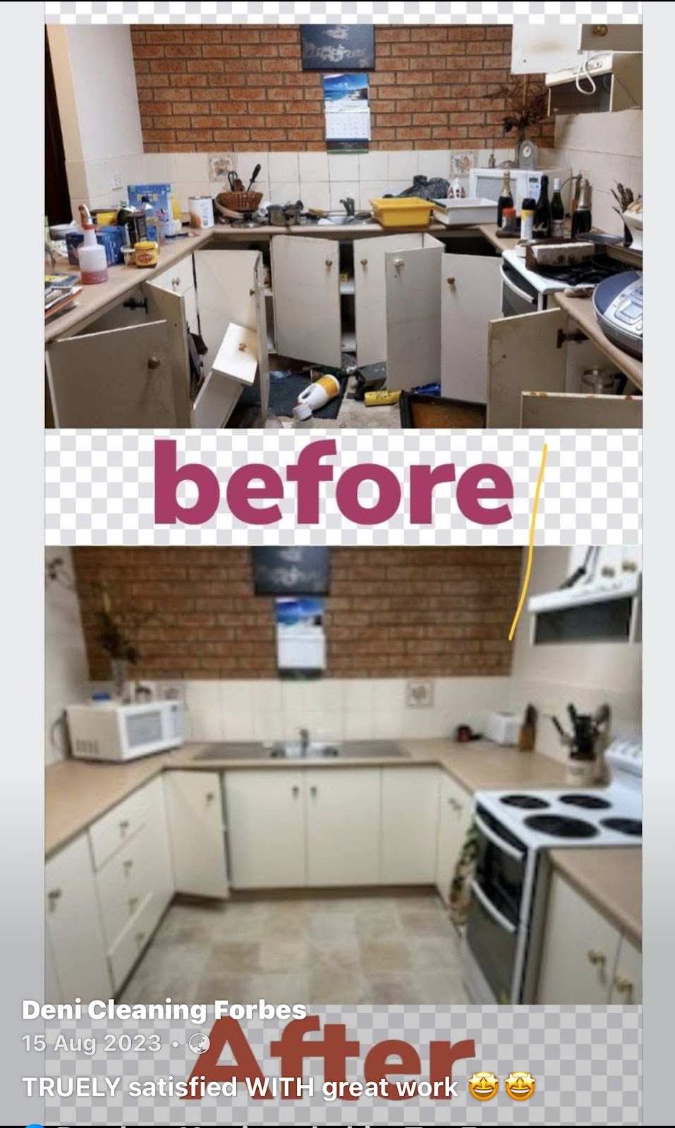Deni Cleaning | 10 Jacaranda St, Forbes NSW 2871, Australia | Phone: 0498 484 419