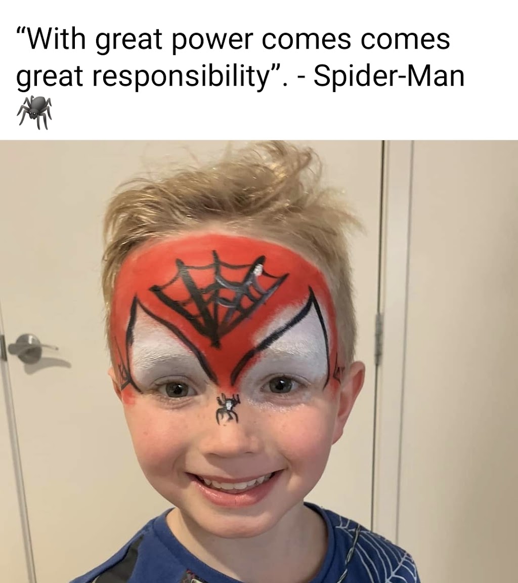 Face painter - Pams fancy faces | 104 Cambridge St, Rothwell QLD 4022, Australia | Phone: 0481 964 681