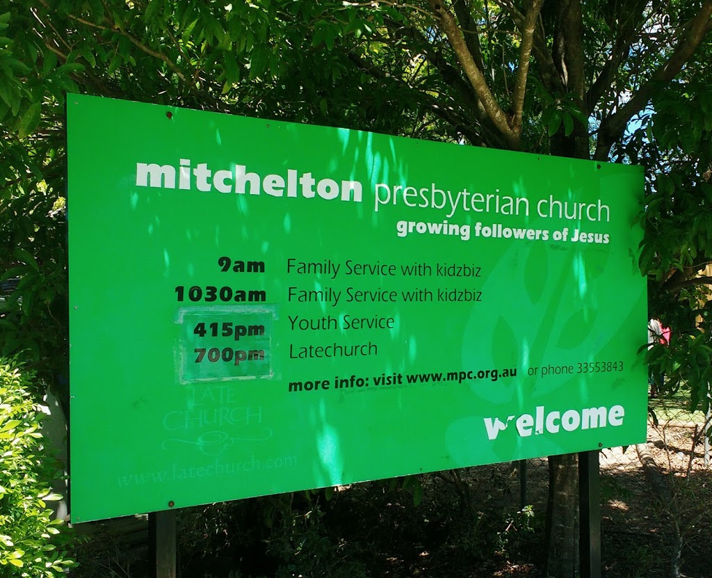 Mitchelton Presbyterian Church | church | 40 Ruby Rd, Mitchelton QLD 4053, Australia | 0733553843 OR +61 7 3355 3843