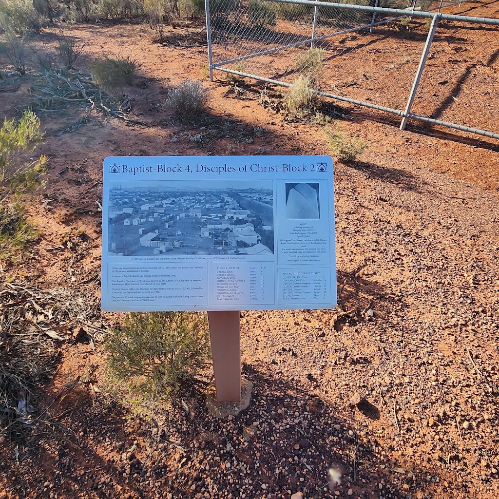 Old Boulder Cemetery | South Boulder WA 6431, Australia | Phone: (08) 9021 9600