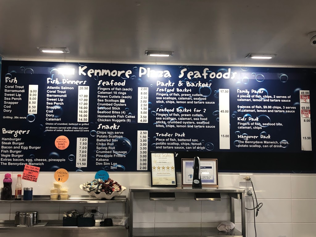 Kenmore Plaza Seafoods | meal takeaway | 52, Montorsier Street Near, Singapore Kalyana, Mandapam, QLD 4069, Australia | 0733782086 OR +61 7 3378 2086