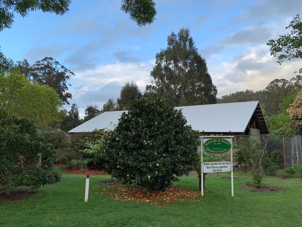 Marysville & District Historical Society |  | 39 Darwin St, Marysville VIC 3779, Australia | 0417551091 OR +61 417 551 091