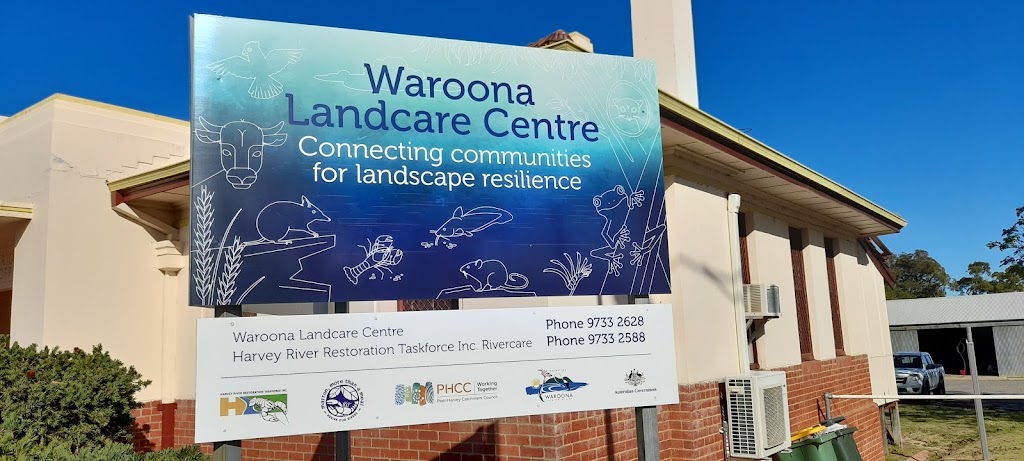 Waroona Landcare Centre |  | 93 S Western Hwy, Waroona WA 6215, Australia | 0897332628 OR +61 8 9733 2628