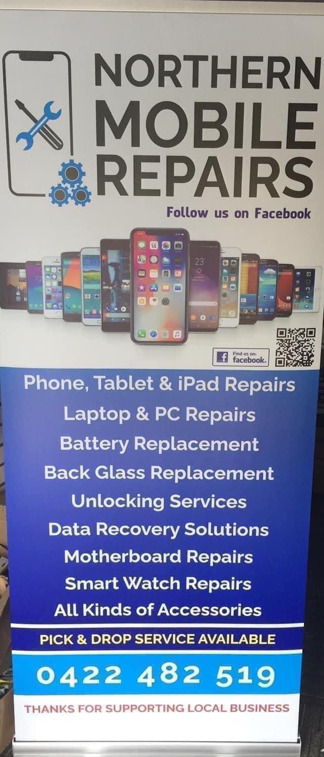 Northern Mobile Repairs | 112 Everard Rd, Mernda VIC 3754, Australia | Phone: 0422 482 519