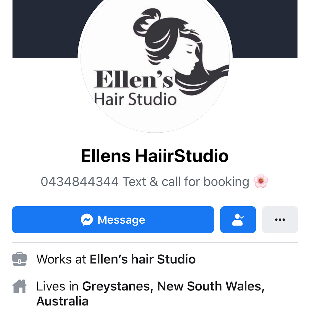 ELLENS HAIR STUDIO | hair care | Hanbury St, Greystanes NSW 2145, Australia | 0434844344 OR +61 434 844 344