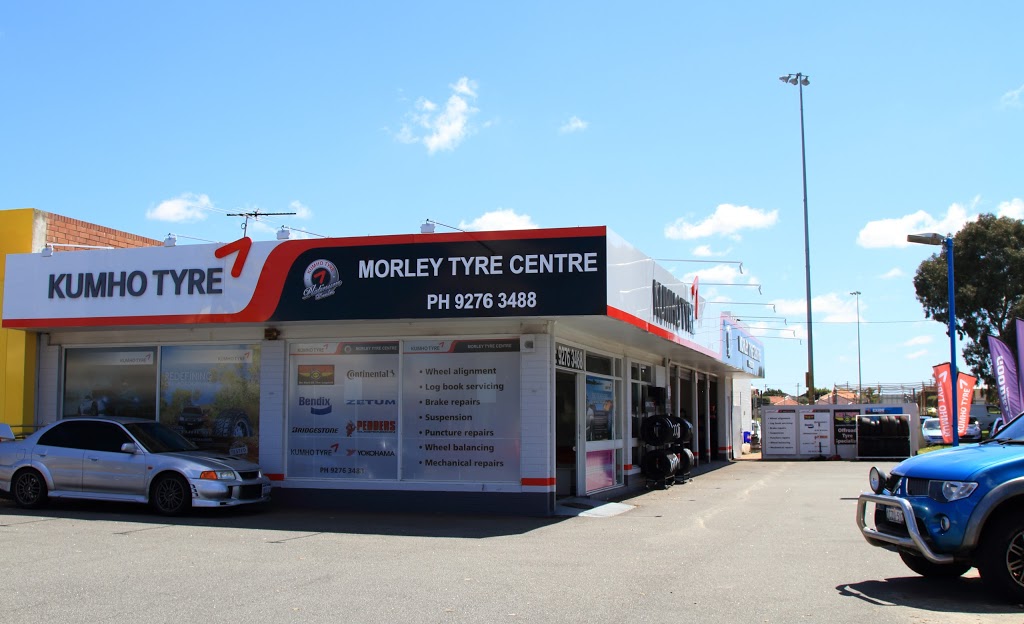 Morley Tyre Center - Kumho Platinum | car repair | 281 Walter Rd W, Perth WA 6062, Australia | 0892763488 OR +61 8 9276 3488