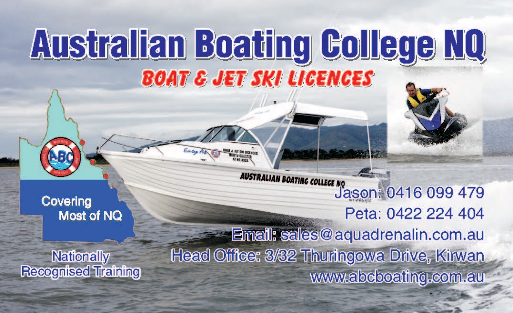 Australian Boating College North Queensland | school | 20 Octagonal Cres, Kelso QLD 4815, Australia | 0416099479 OR +61 416 099 479