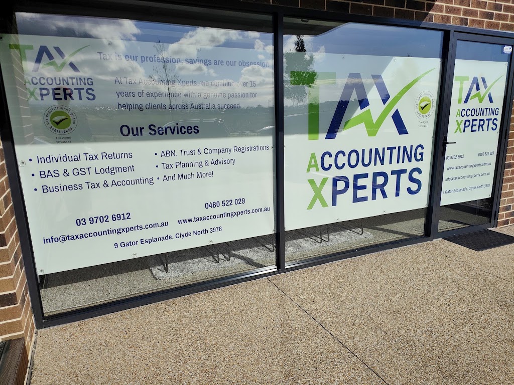 Tax Accounting Xperts | 9 Gator Esp, Clyde North VIC 3978, Australia | Phone: 0480 522 029
